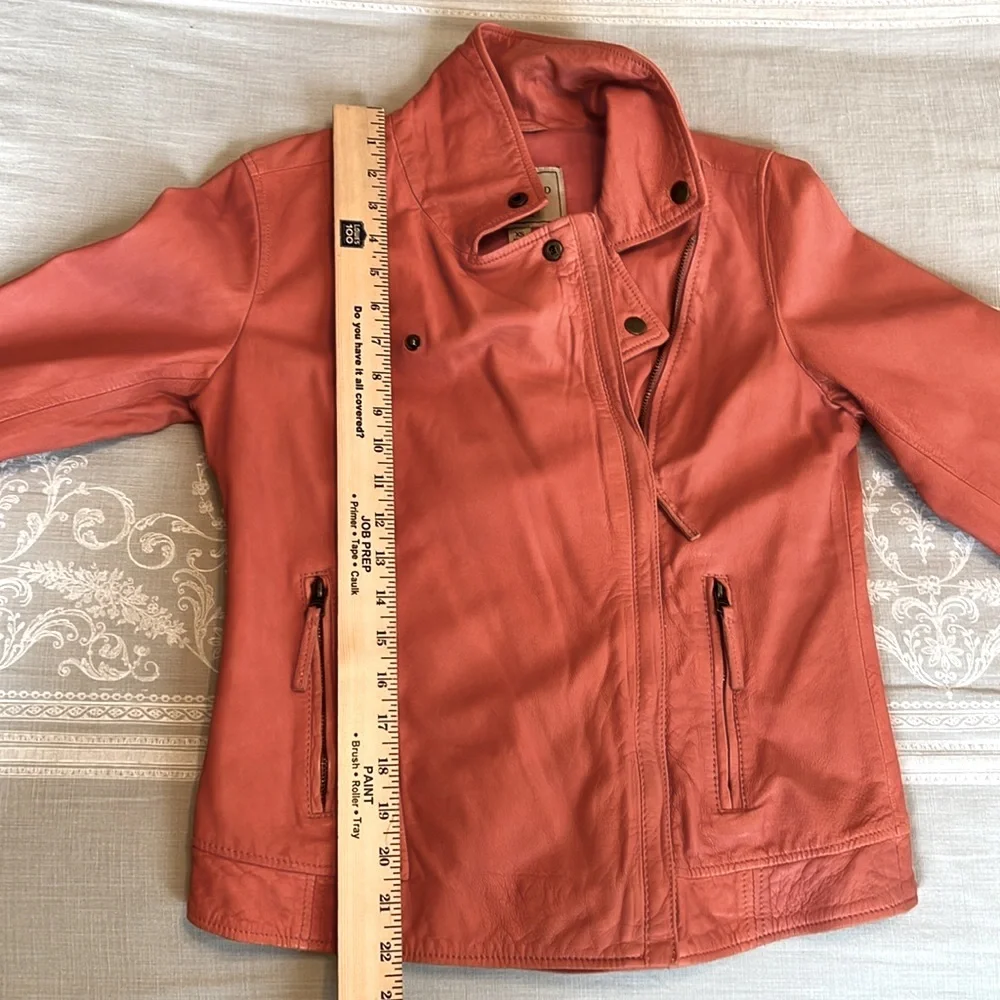 LUCKY BRAND Leather Moto Jacket - Picture 15 of 16